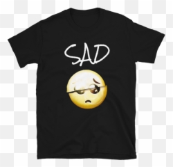 Short - Sleeve Unisex Tshirt Sad Emoji,Pound It Emoji