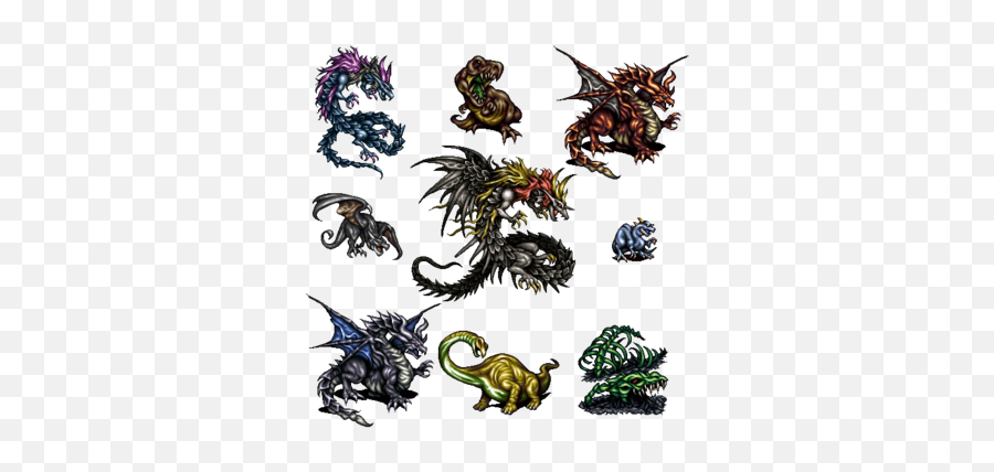 Final Fantasy Vi Characters - Final Fantasy Vi Emoji,Final Fantasy 6 Emotions