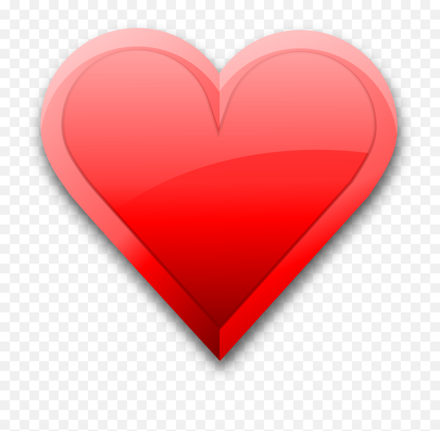 Free Big Red Heart Download Free Clip Art Free Clip Art On - Emoticon Heart Png Emoji,Red Heart Emoji Meaning