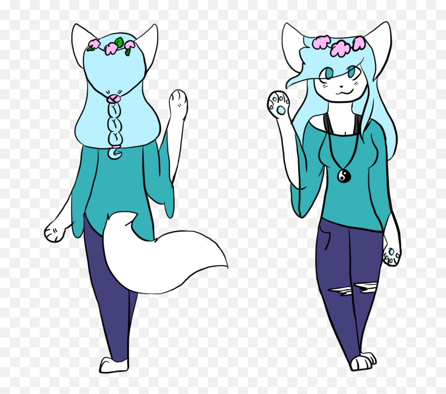 Adoptable Closed Anthro Hippie - Cartoon Clipart Full Size Fictional Character Emoji,Why Do Hippies Use Emojis