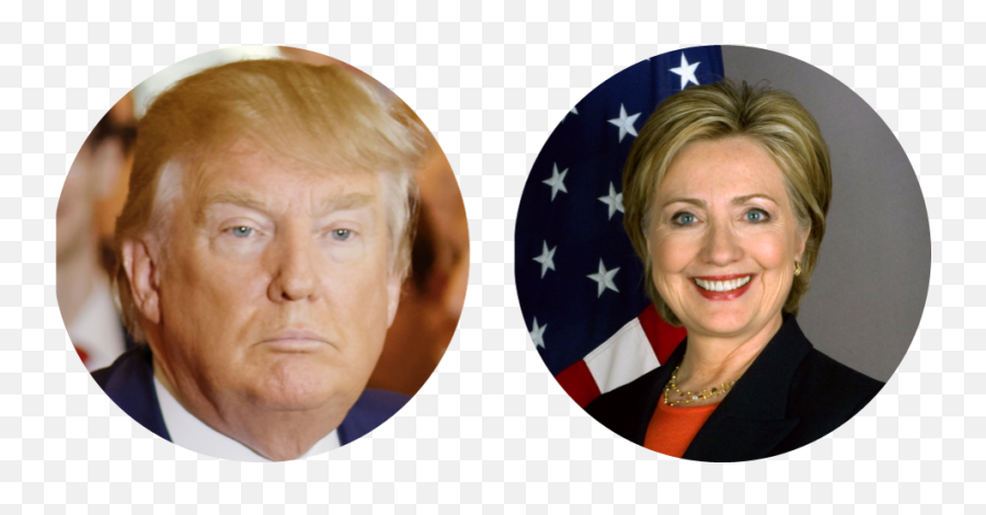 Clinton Won Last Nights Debate - Hillary Clinton Portrait Emoji,Trump Emotions Peoples Face