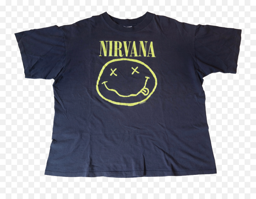 Nirvana - Vintage Nirvana Shirt Emoji,Xl Emoticon