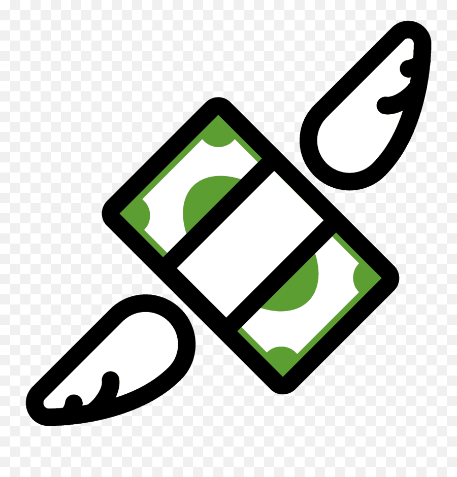 Money With Wings - Emoji Do Dinheiro Voando,Money Emoji