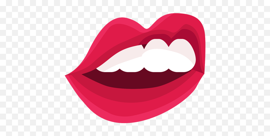 Female Mouth Expression Icon - Lip Care Emoji,Squiggly Mouth Emoji