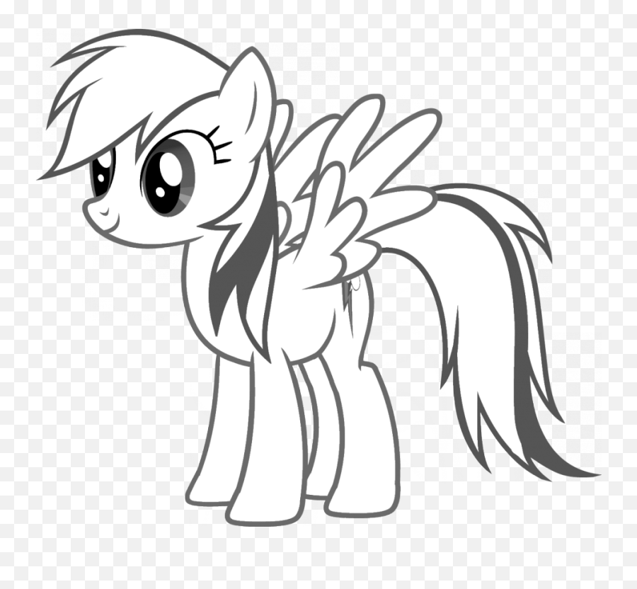 Free My Little Pony Coloring Pages Rainbow Dash Download - My Little Pony Colorir Emoji,Bday Emojis Coloring Pages