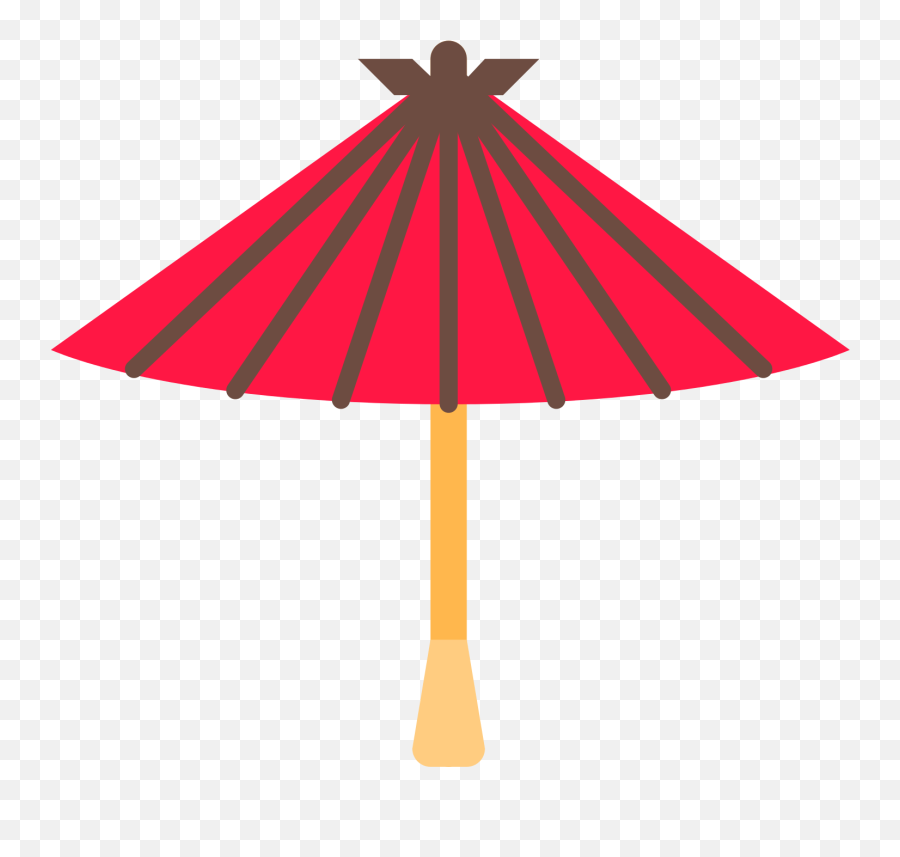 Japan Umbrella Icon Clipart - Japanese Umbrella Clipart Emoji,Umbrella Emoji