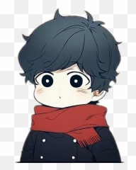 Chibi Anime Boy Png Background Image - Cute Anime Boy Emoji,