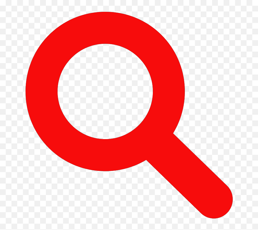 Search Icon Red Clip Art - Ladbroke Grove Emoji,Emotion Icon Red