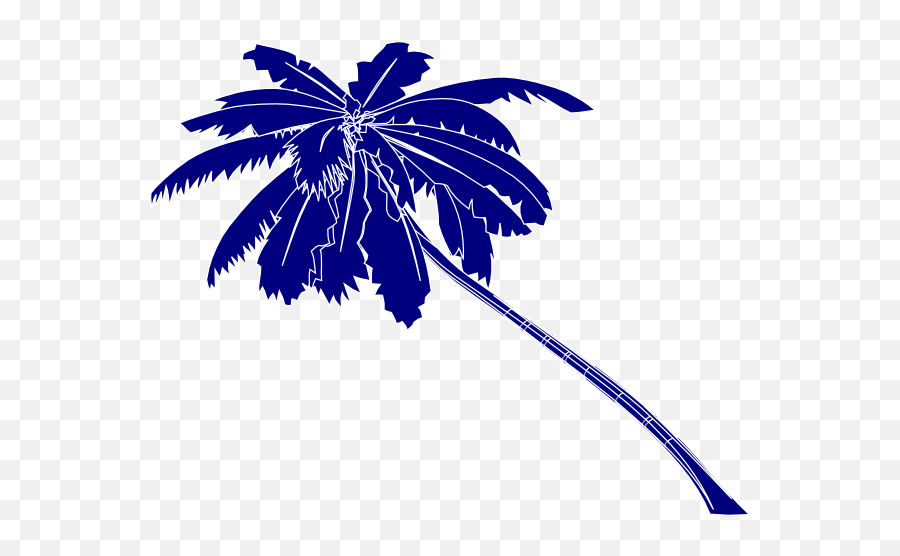 Download Hd Blue Palm Tree Clip Art At - Palm Tree Green Vector Emoji,Colorful Palm Trees With Emojis