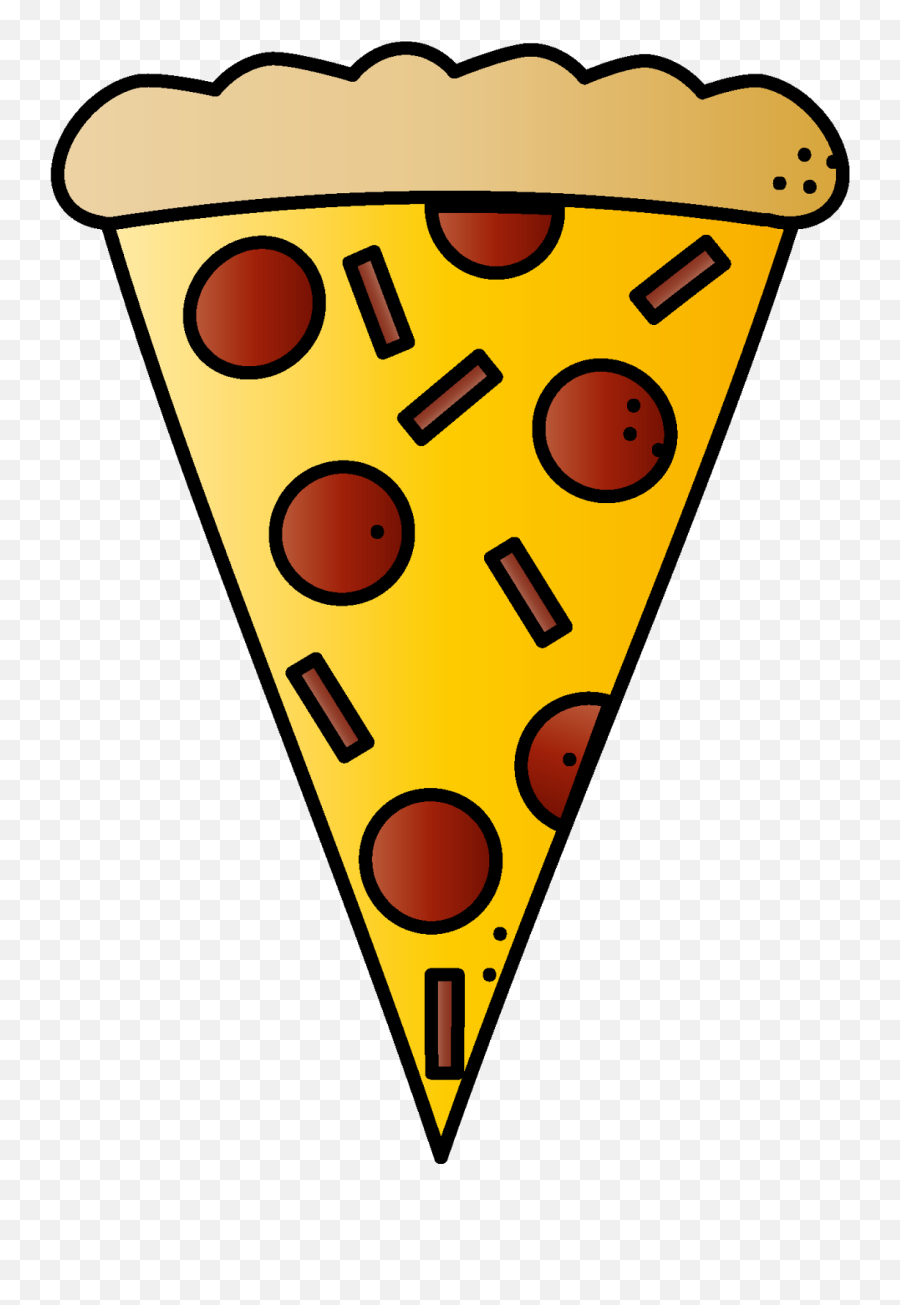 Download Hd Clipart Of Pizza If And Breathing - Pizza Triangle Pizza Clipart Emoji,Breathing Out Emoji Png