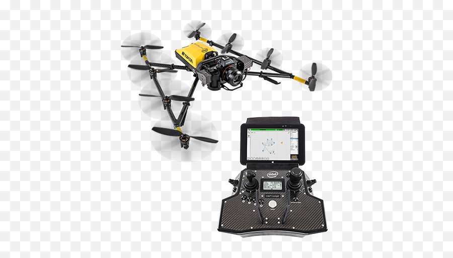 Intel Falcon 8 Drone U2013 Topcon Edition - Precision High Drone Topcon Falcon 8 Emoji,Emotion Drone Replacement Controller