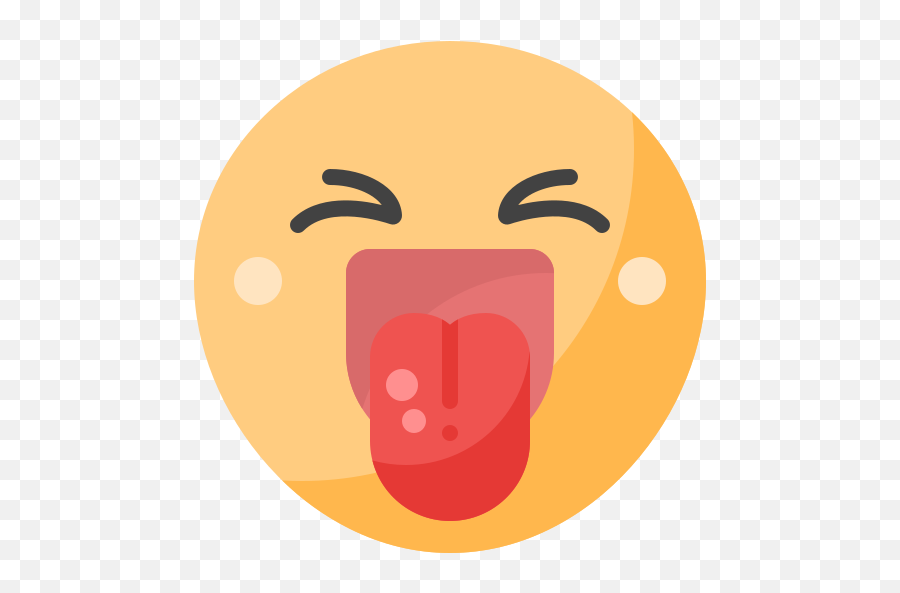Língua Para Fora - Ícones De Smileys Grátis Happy Emoji,Emoticon Piscando Com A Lingua Pra Fora