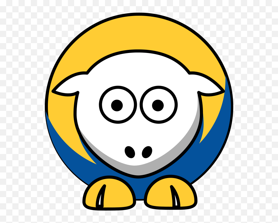 Sheep Golden State Warriors Team Colors Svg Vector Sheep - Bears Team Emoji,Golden State Warriors Emoticons