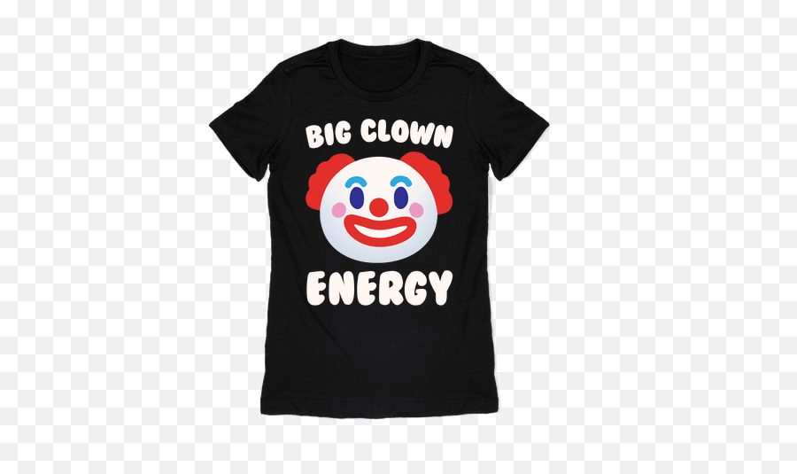 Meme T Shirts Womens T - Shirts Lookhuman Big Clown Energy Shirt Emoji,Hockey Mask Emoticon