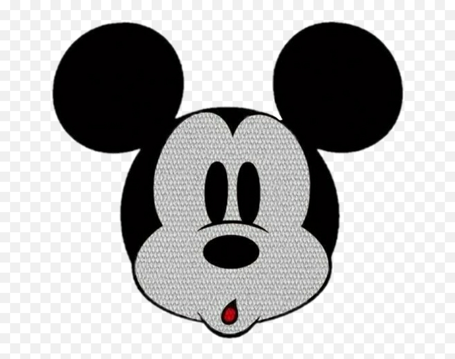 Tumblr Mickey Emotion Emogi Sticker By Gabriel - Printable Clipart Mickey Mouse Head Emoji,Cartoons About Emotion