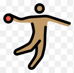 Medium Skin - Openmoji Emoji,Kicking Man Emoji