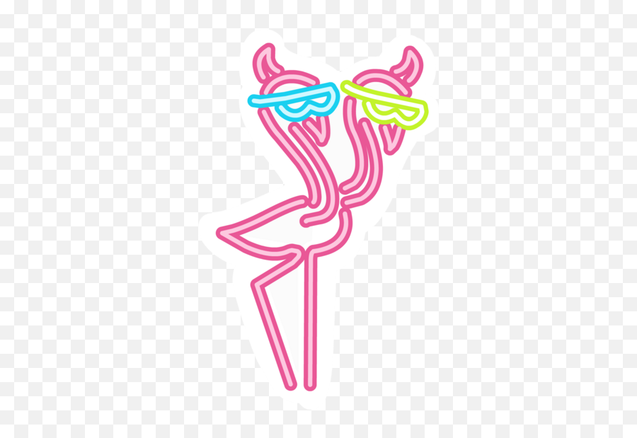 Neon Flamingo Pin Club Penguin Wiki Fandom - Flamingo Neon Transparent Emoji,Pink Flamingo Emoji