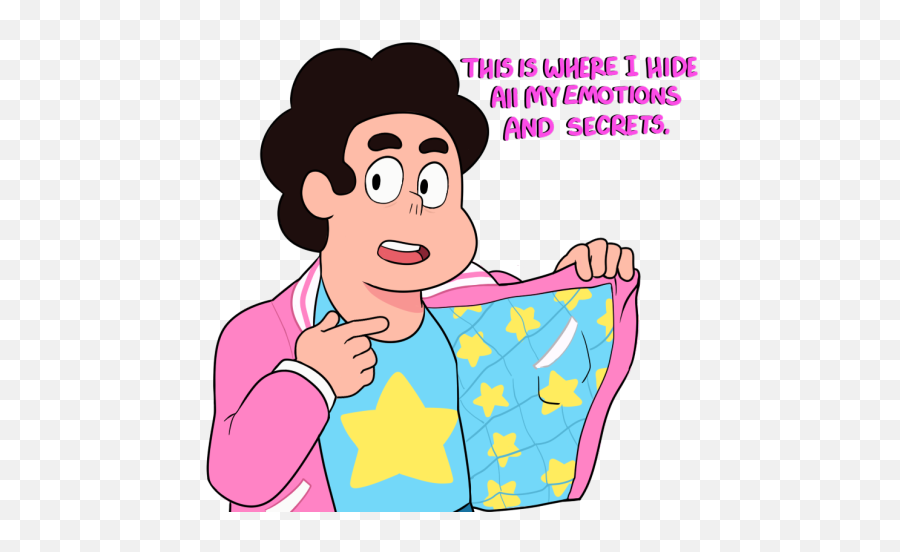 Wearing My Official Su Jacket And I Just Noticed Steven - Wearing Steven Universe Jacket Emoji,Emotions Drawing Meme
