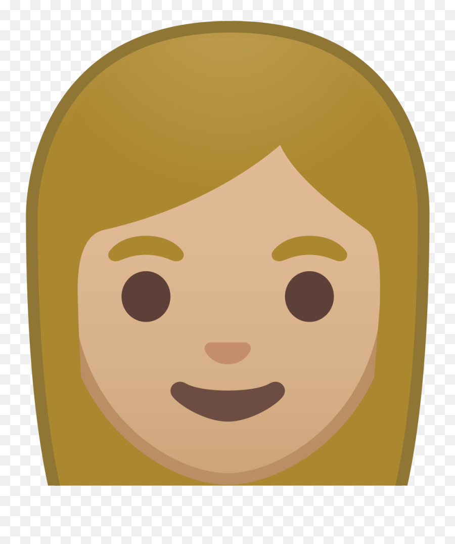 Woman Medium Light Skin Tone Icon Noto Emoji People Faces - Happy,Girl Raising Hand Emoji