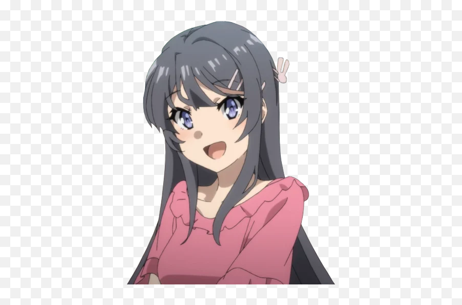 Seishun Buta Yarou Wa Bunny Girl Senpai No Yume Wo Minai - Mai Sakurajima Emoji,Senpai Emoji
