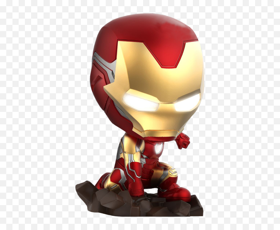 Avengers 4 Endgame - Iron Man Mark Lxxxv 85 Large Lightup Cosbaby Hot Toys Bobblehead Figure Emoji,Ironman Showing Emotion