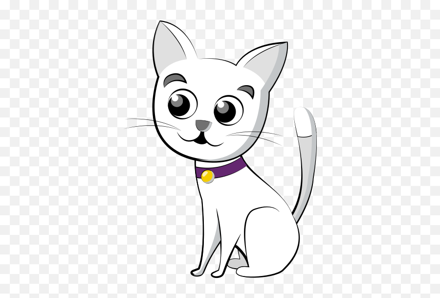 White Cat - 1574260149 Free Svg Emoji,Cat Sleeping Emoji Facebook