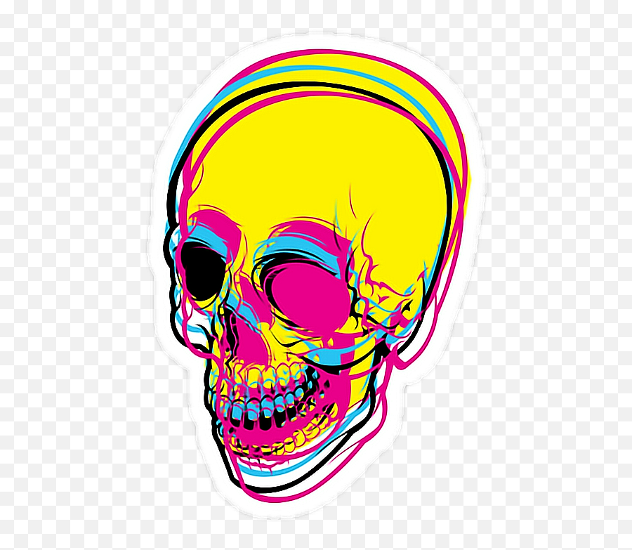 Calavera Calaca Sticker By Evee Carrizo Emoji,Skull Emoji 2017