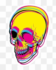 Calavera Calaca Sticker By Evee Carrizo Emoji,Skull Emoji 2017
