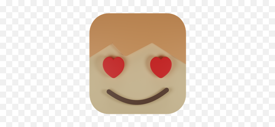 Premium Smirking Face Emoji 3d Illustration Download In Png,Hearts Around Face Emoji