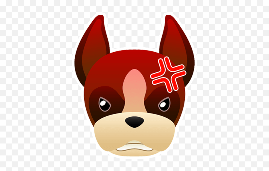 Dog Pack 1 By Marcossoft - Sticker Maker For Whatsapp Emoji,Dog Face Emoji Png
