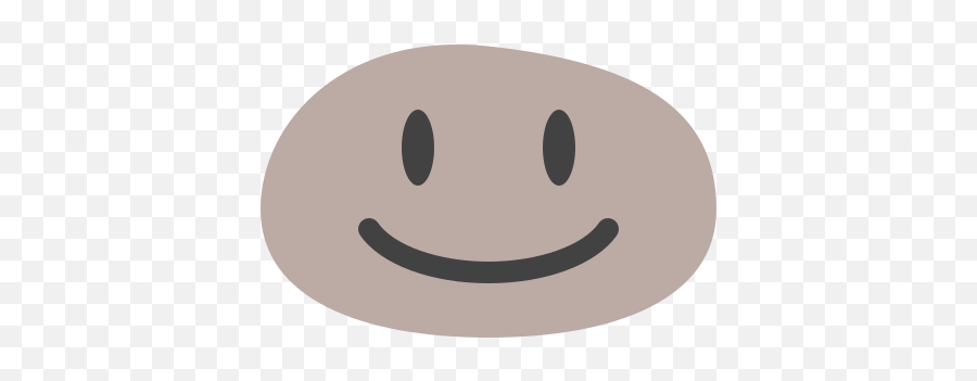 Pet Rock Icon In Color Style Emoji,Rock Emojicon