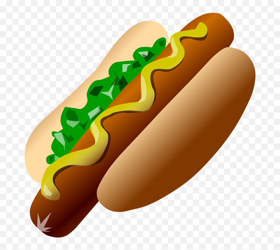 Hotdog Food Lunch - Free Vector Graphic On Pixabay Emoji,Lunch Emoji