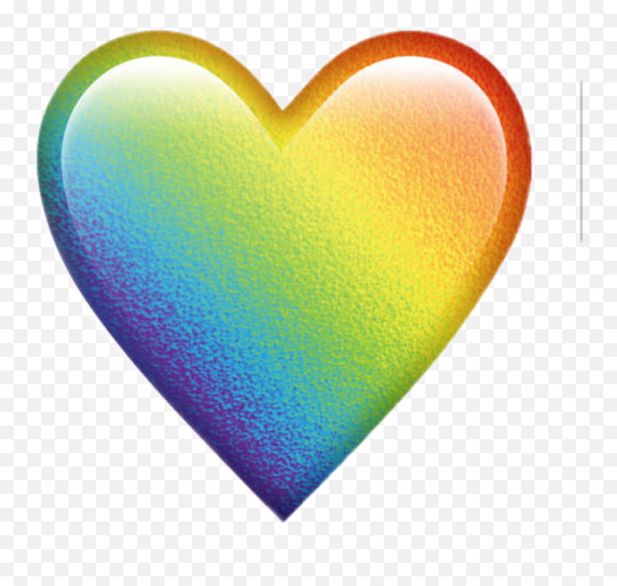 Rainbow Rainbow Rainbow Heart Sticker - Glitter Heart Emoji Rainbow,Sparkle Heart Emoji