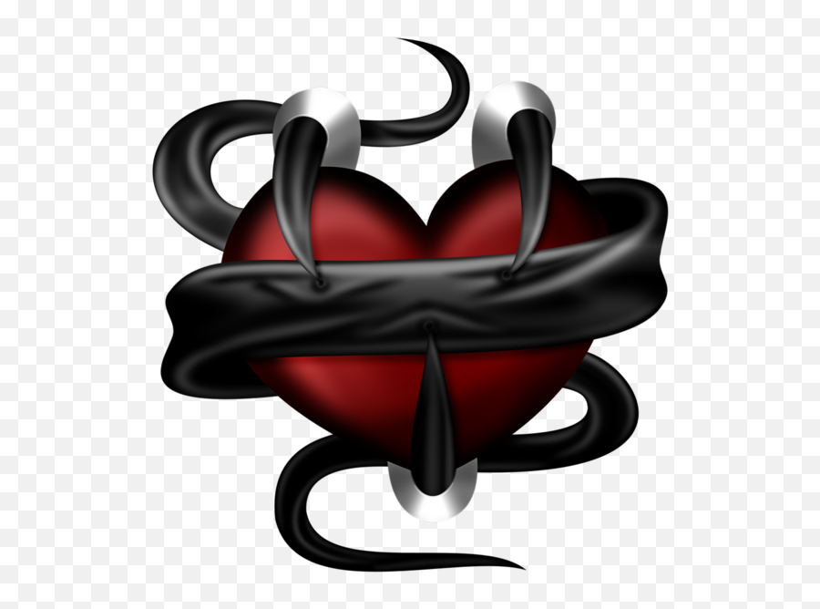 Tubes Coeurs - Page 51 Heart Tattoo Heart Tattoo Designs Heart Devil Emoji,Brass Knuckles Emoji