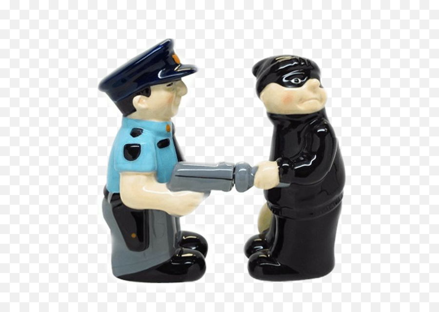 Cop Police Robber Criminal Sticker By Stylzeunique - Salt And Pepper Shakers Emoji,Cop Emoji