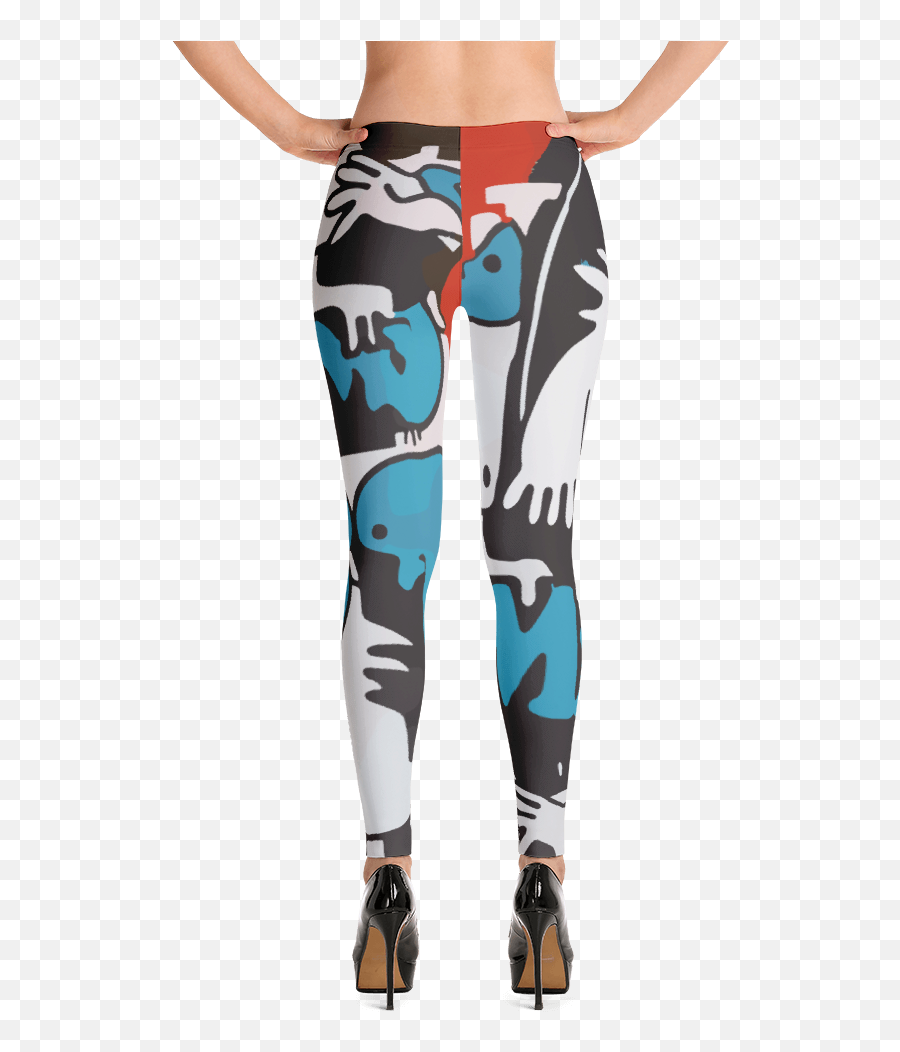 Mr Owl Abstract Leggings For Women - Leggings Emoji,Tootsie Roll Emoji