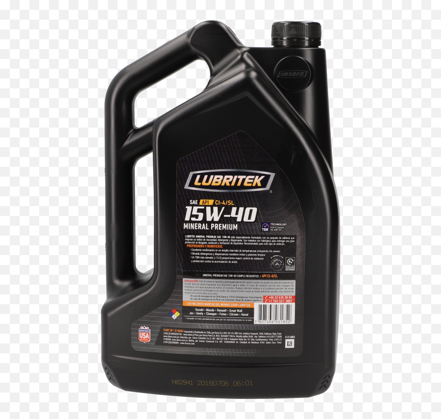 Aceite Lubritek 15w40 Cj - 4 Sm Galon Motor Oil Emoji,Exploradoras Para Aveo Emotion