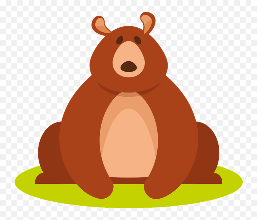 Cartoon Bear Clipart Free Download Transparent Png Creazilla - Big Emoji,Baby Bear Emoji