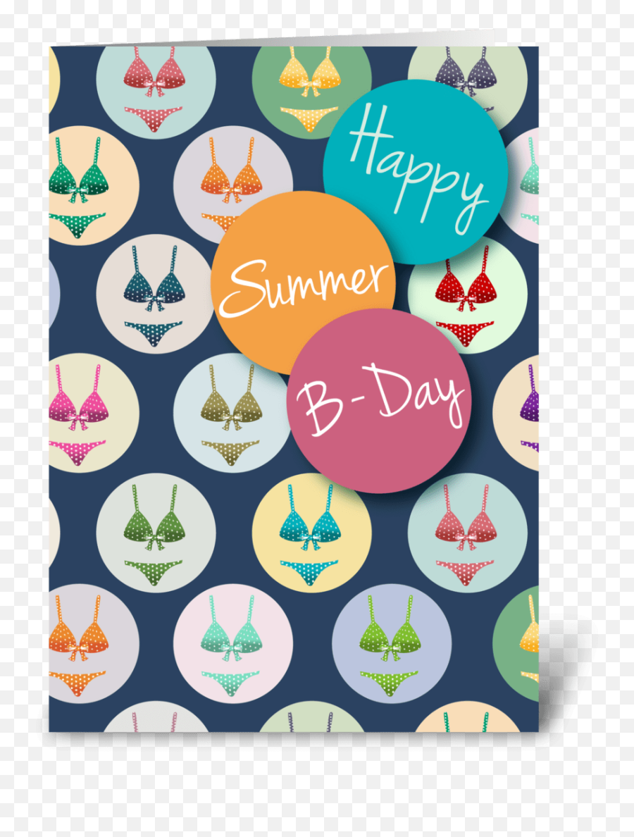 Fashionable Summer Birthday - Decorative Emoji,Girls Emoji Bathing Suit