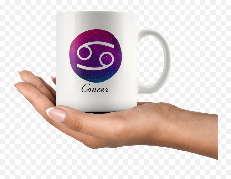 Cancer Symbol Zodiac Astrology Horoscope Coffee Mug - Cancer Cup Shukr With A Spoonful Of Sabr Emoji,Coffee Emoticon For Facebook
