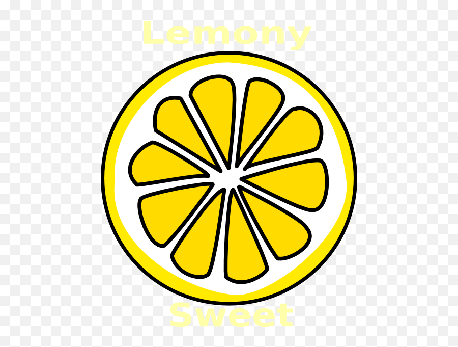 Lemon Slice Clip Art - Clipartix Transparent Background Lemon Slice Clipart Emoji,Lemon Emoji
