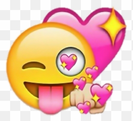 Emoji Tumblr Kawaii Anime Love Sticker - Coeur Emoji,Anime Heart Emoji