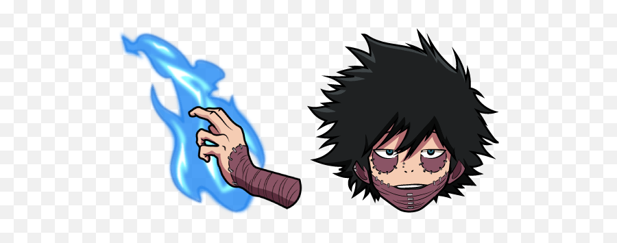 My Hero Academia Dabi Cursor - Dabi My Hero Academia Emoji,Caracthers Witrhout Emotions Bnha