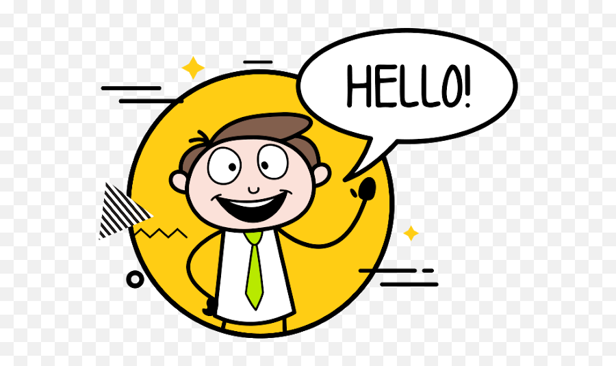Contact Us - Doctor Saying Hi Cartoon Emoji,Us Emoticon