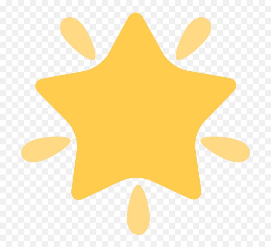 Glowing Star - Twitter Star Emoji Transparent,Stars Emojis