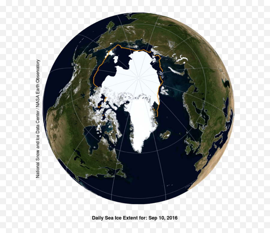 Second Lowest Arctic Sea Ice Minimum - Arctic Satellite Emoji,Spock Ice Planet Emotions