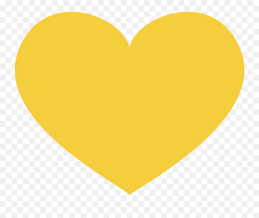 Yellow Heart Emoji Clipart Free Download Transparent Png - Trái Tim Màu Vàng,Yellow Emojis