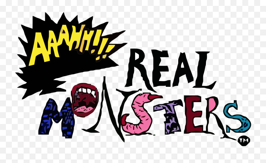Real Monsters - Ahh Real Monsters Logo Transparent Emoji,Fairly Oddparents Emotion Commotion