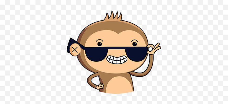 Aloe Monkey On Behance Emoji,Monkey With Cymbals Emoticon