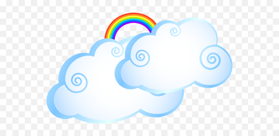 Rainbow Wallpaper Clip Art - Dot Emoji,Clouds Emoji Gay